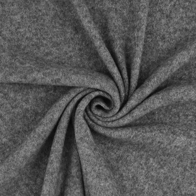 Preisknaller Jerseystoff Grau meliert