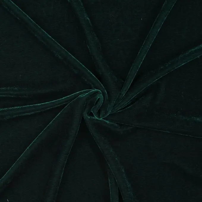 Preiswert Samtstoff Grün