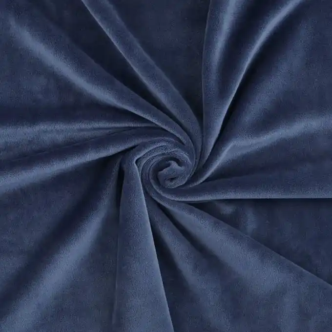 Jetzt Zugreifen Nickistoff Supersoft Blau