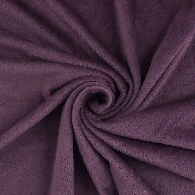 Neu Nickistoff Supersoft Violett