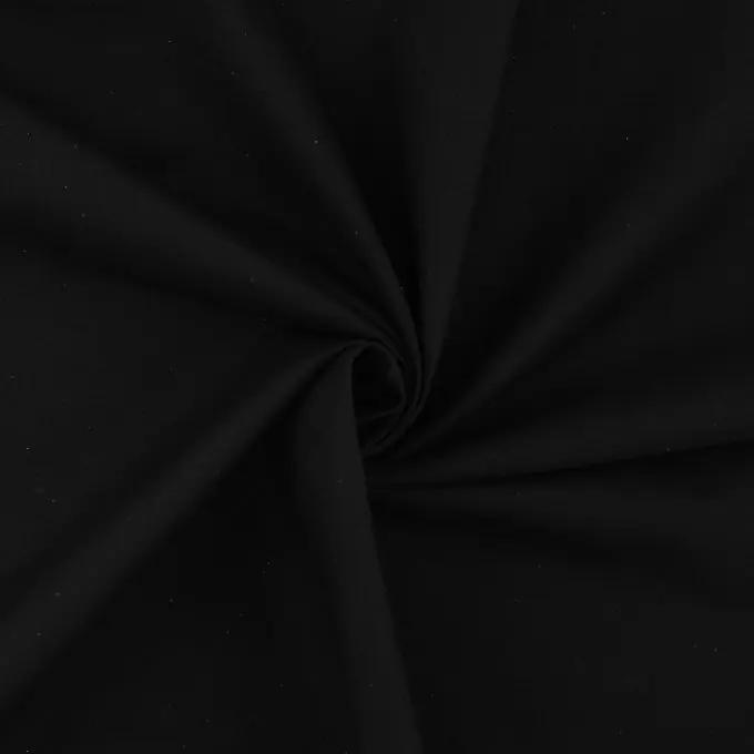 Exklusiv Baumwollgemisch Schwarz