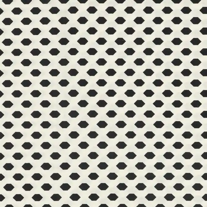 Top-Angebot Popeline Baumwolle Ecru Rautenmuster