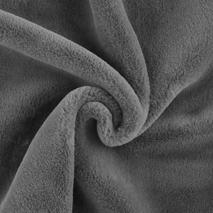 Abverkauf Kunstfell Kurzhaar Grau