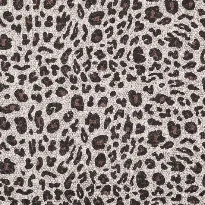 Jerseystoff Leopard Hellgrau Sichere Zahlung