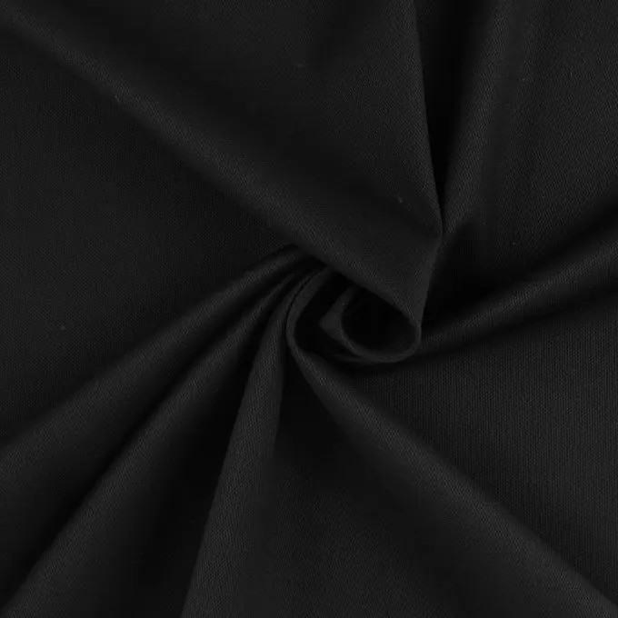 Einfarbiger Twill Schwarz Weltweiter Versand