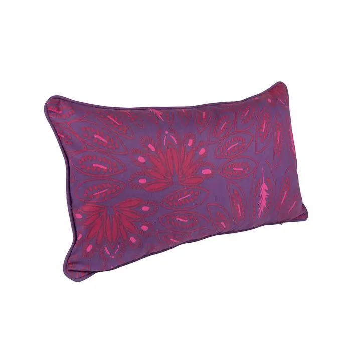 Hochwertig Köperkissen Fan violet