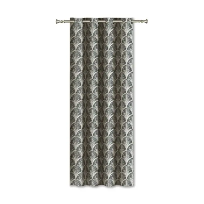 Vorhang Alexandri Jacquard Schwarz 138 x 260 cm Sonderaktion