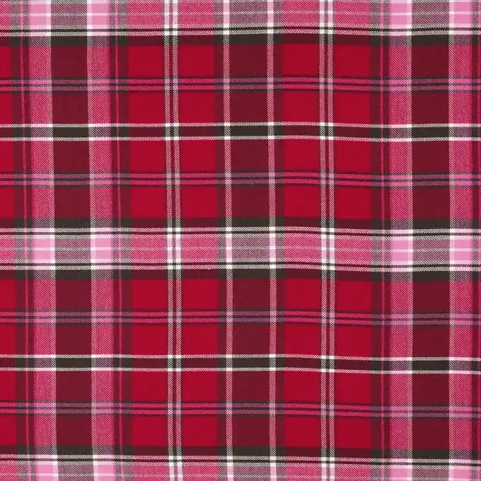 Karierter Stoff, Rot Mega-Angebot