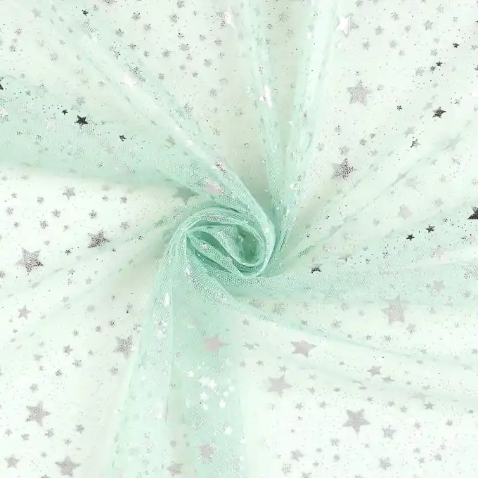 Tüll Grün Sterne Finale Aktion