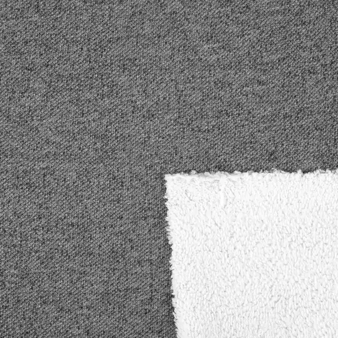 Melierter Sweatshirtstoff Grau Heißes Angebot
