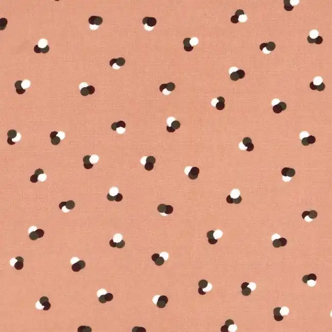 Popeline Altrosa Punkte Super-Preis