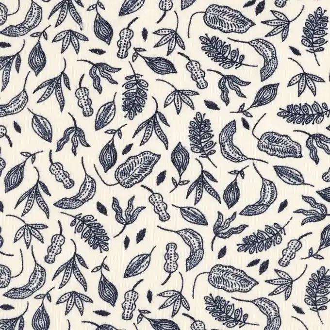 Wochenendangebot Baumwolljersey Wald Ecru