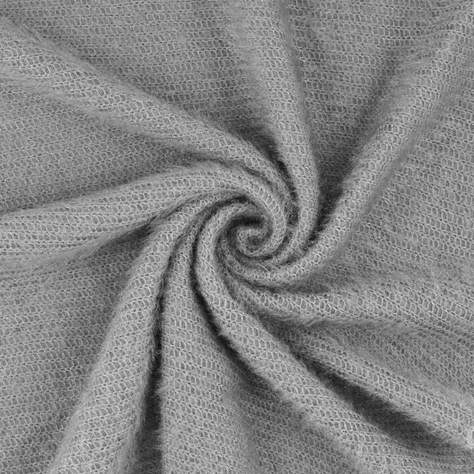 Rabatt Glanzgraues Polyester-Stoff