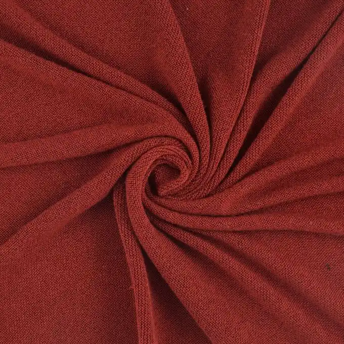 Jerseystoff einfarbig Rostrot Knallerangebot