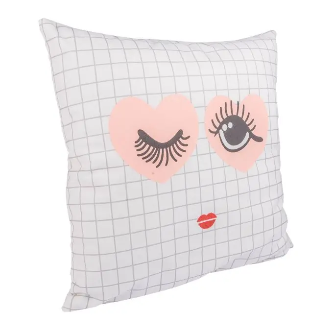 Kissen Samt Augen & Mund Super-Preis