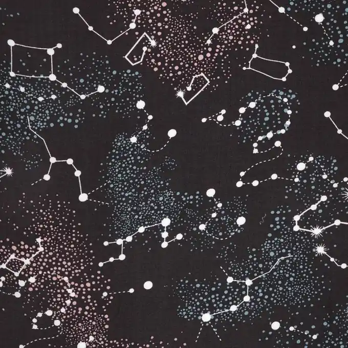 Top-Seller Popeline Viskose Sternbilder