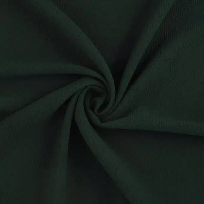 Polyester Crêpe Stoff Grün 150cm Breite Neu