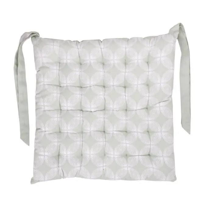 Bequemes Stuhlkissen in Grün oder Grau (40 x 40cm) Versand Am Gleichen Tag