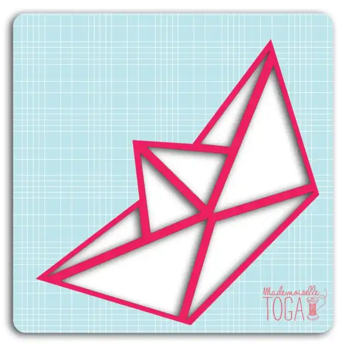 Direktkauf Bateau Schablonen-Set 12,5×12,5cm für Näharbeiten