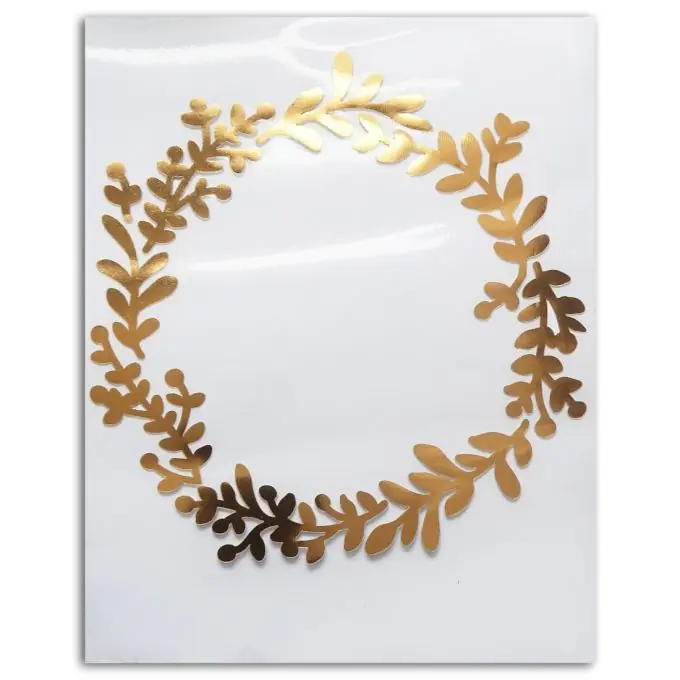 Bestseller Aufbügelbare Textiltransfer-Goldkrone