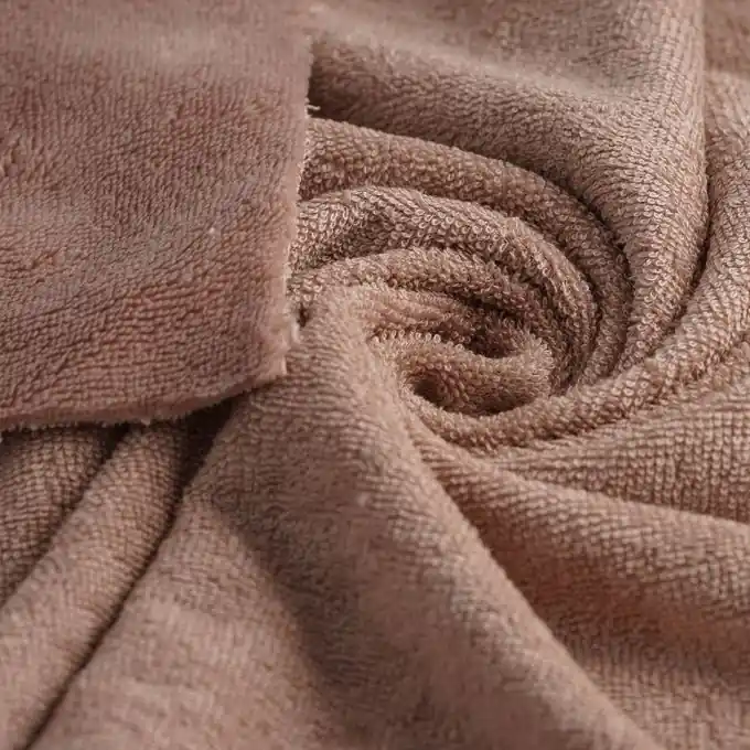 Frottee-Stoff Bambus/Baumwolle Rosa Sonderaktion