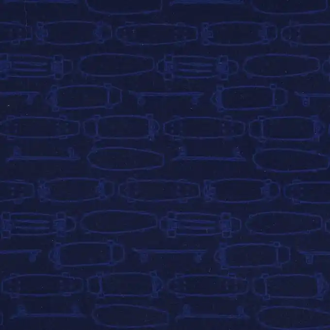 Stoff Fleece Sweat Skate Blau Neu Im Sortiment