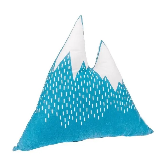 Jetzt Kaufen Kissen Bergform Blau