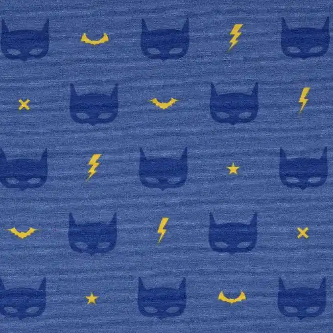 Ottoman-Stoff Masken Himmelblau Original