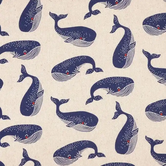 Dekostoff Malanga Blauwal Nur Für Kurze Zeit