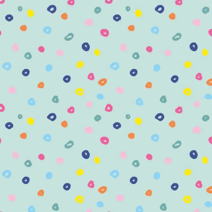 Grüner Jersey bunt gepunktet Sonderangebot