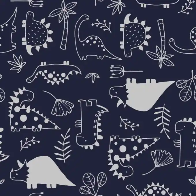 Kracherpreis Jersey Dinosaurier Marineblau