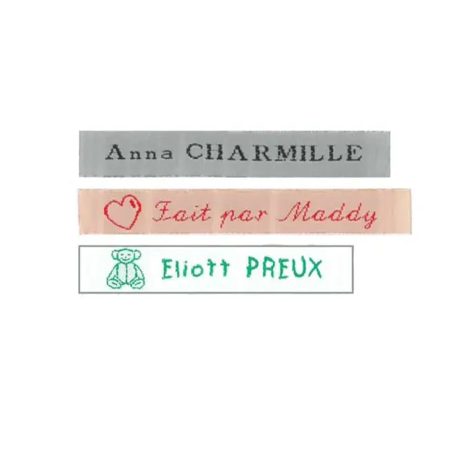 Weltweiter Versand Etiketten Name für Kleider