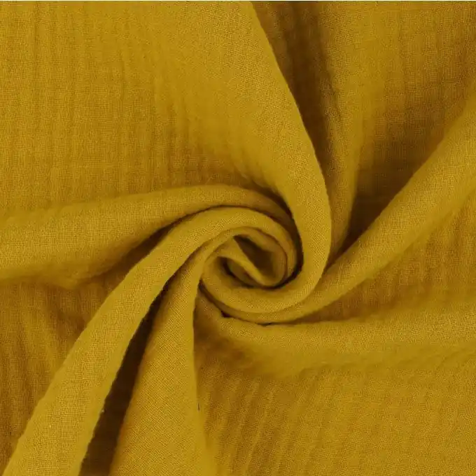 Original Musselin dick Senfgelb