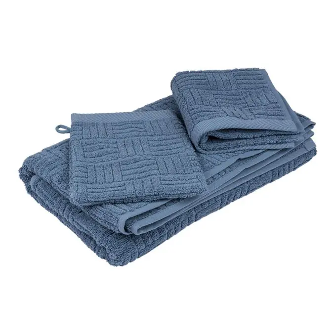 Wochenendangebot Set Bad-Textilien Handtücher/Waschlappen Bio Baumwolle