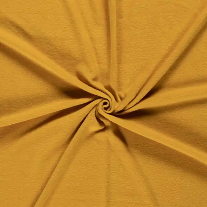 Begrenztes Angebot Fleecestoff Senfgelb