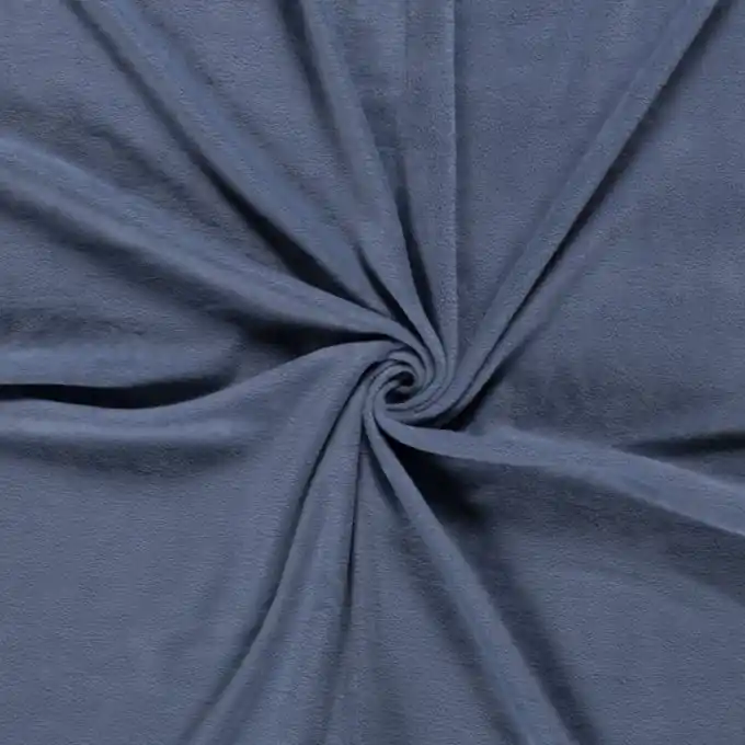 Fleece einfarbig Denim Garantierte Lieferung