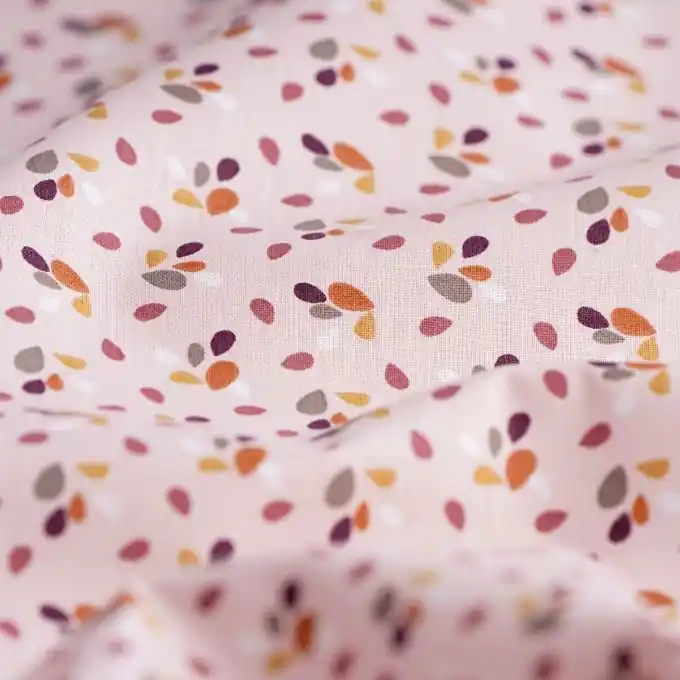 Sofort Bestellen Baumwollstoff Tropfen Rosa