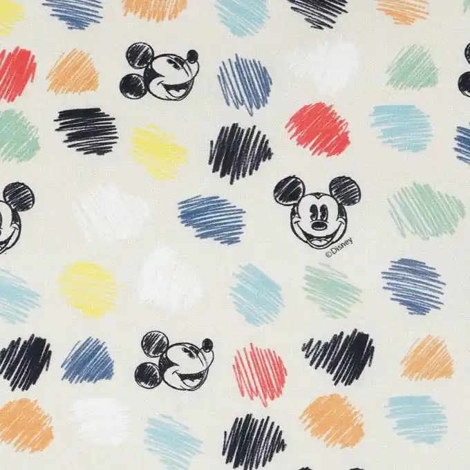 Jetzt Kaufen Baumwollstoff Vintage Mickey Bunt