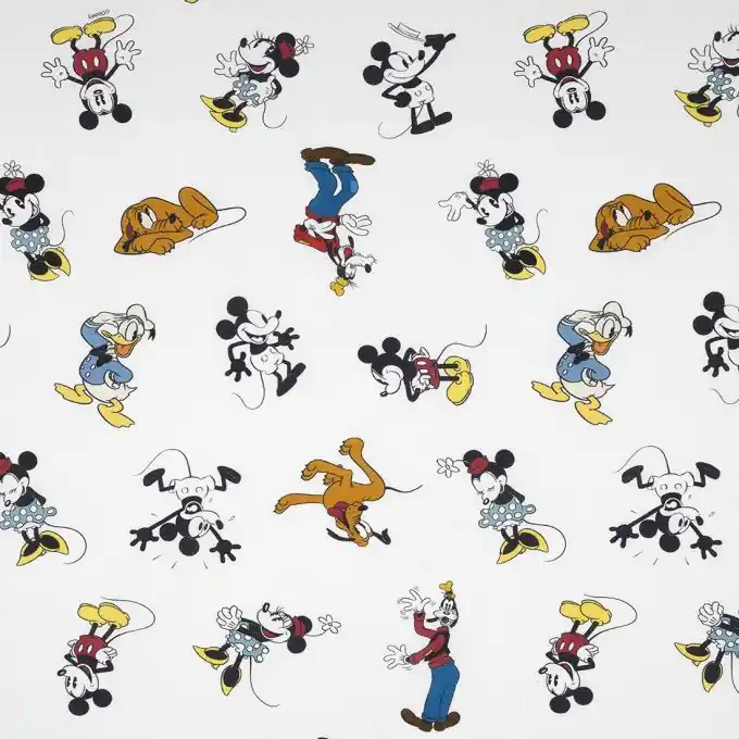 Neu Baumwollstoff „Mickey and friends“