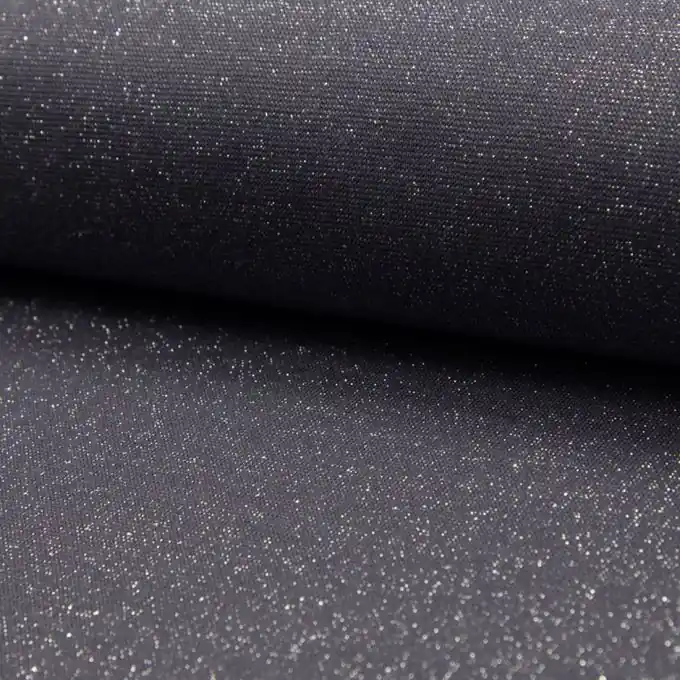 Jersey Schlauchware Dunkelgrau Lurex Must-Have