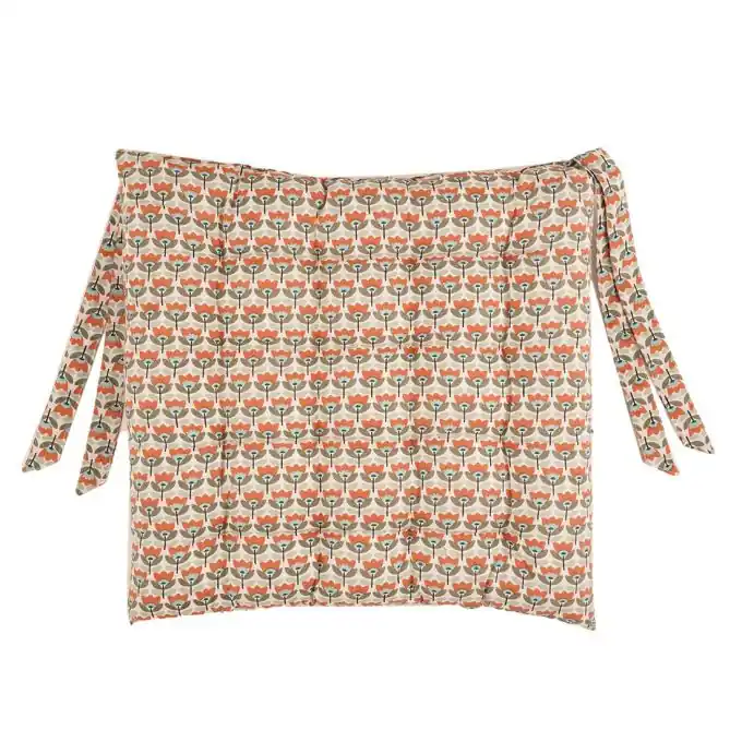 Top-Preis Stuhlkissen Scandi Blumenmuster Orange