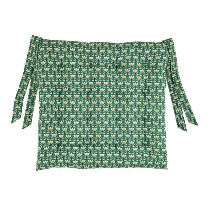 Stuhlkissen Grün Smaragdgrün Scandi Blumenmuster Garantierte Lieferung