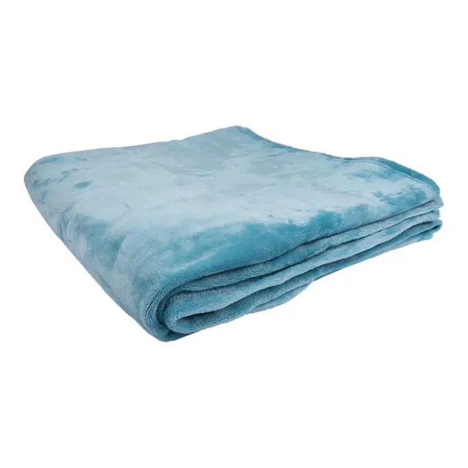 Letzte Chance Decke Flanell 125 x 150 cm Blau