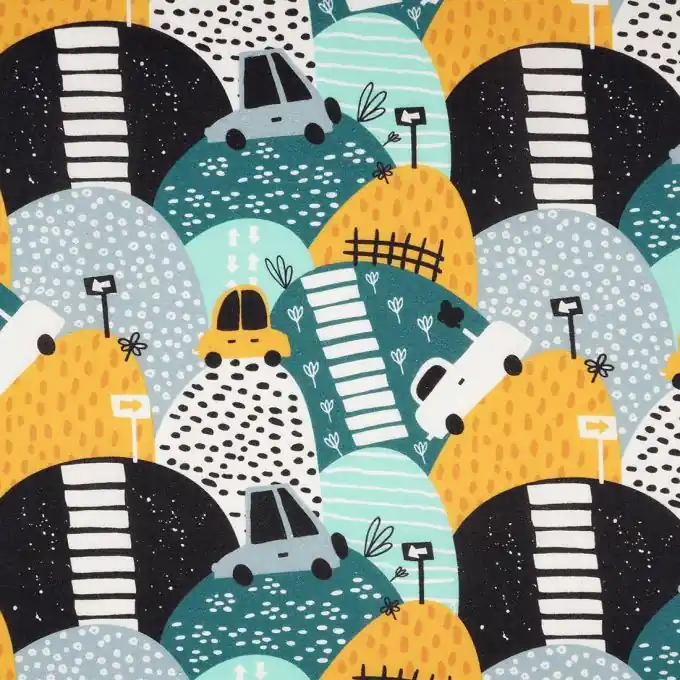 Großhandel Baumwollstoff Autos