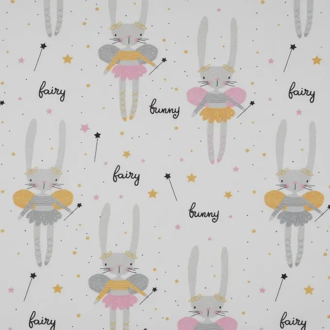 Meistverkauft Baumwollstoff Hasen Tänzer