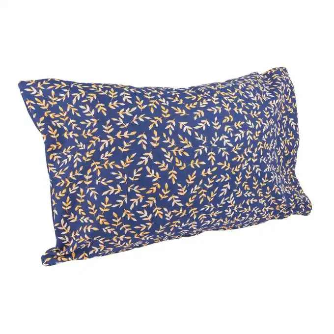 Kissen Blau Blattmuster Jetzt Kaufen
