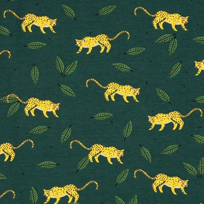 Grüner Jersey Leopard Sichere Zahlung