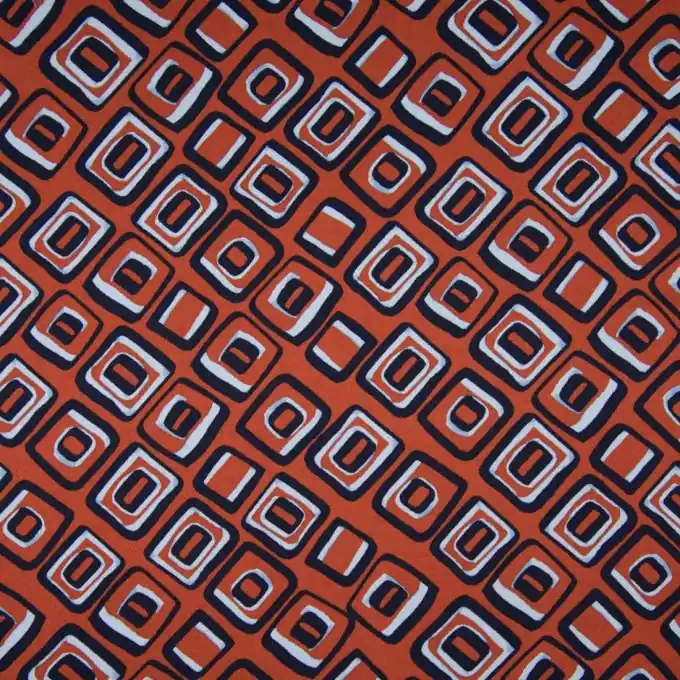 Finale Aktion Twill Viskose Ziegelrot