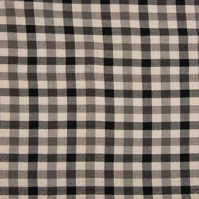 Popeline Viskose Karos Schwarz Mega-Angebot