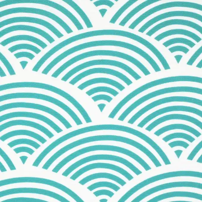 Super-Preis Outdoorstoff Schuppenmuster Blau